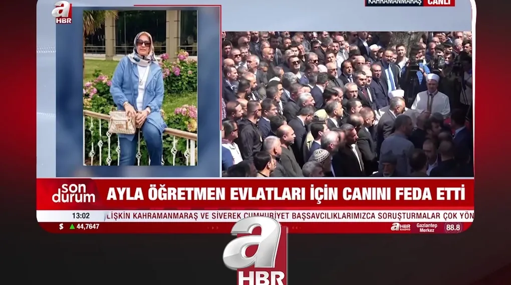 AYLA ÖĞRETMENİN EŞİNİ YALNIZ BIRAKMADI...