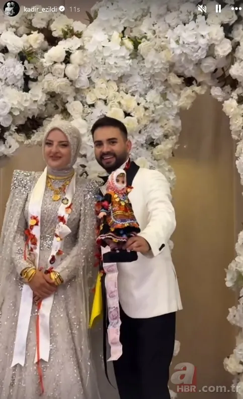 Kadir Ezildi düğün gibi nişan yaptı! Kayınvalide bir tepsi altın taktı 3