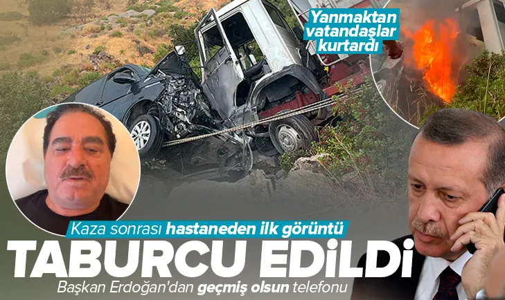 İbrahim Tatlıses trafik kazası geçirdi