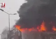 Tuzla'da korkutan fabrika yangını!