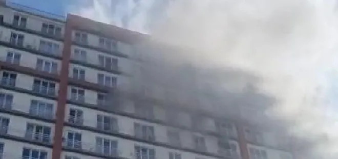 İstanbul’da hareketli anlar! Rezidansta yangın paniği