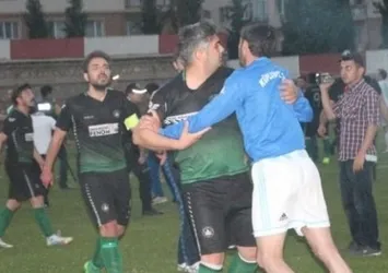 90’da gol gelince saha içi