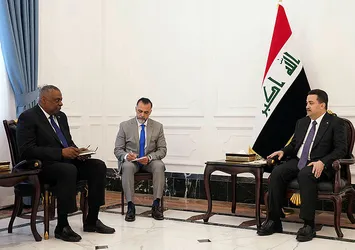 ABD Savunma Bakanı Austin Irak'ta