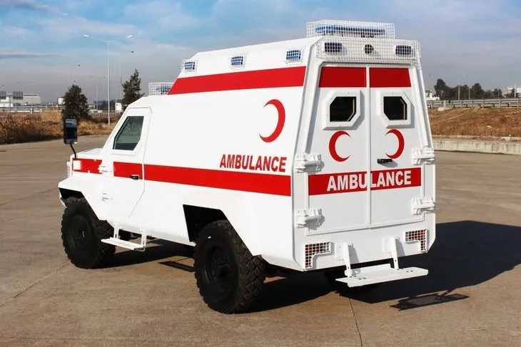 Zırhlı ambulans görücüye çıkıyor