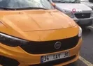 Patlamadan sonra kaçtığı taksi görüntülendi