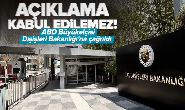 ABD büyükelçisi Jeff Flake Dışişleri Bakanlığı’na çağrıldı!