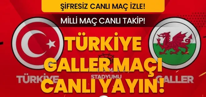 Türkiye Galler maçı TRT 1 CANLI İZLE! 19 Haziran Türkiye Galler maçı canlı yayın izle! Canlı maç takibi...