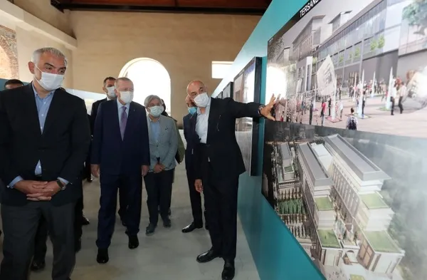 Başkan Erdoğan 'Tersane İstanbul'da incelemelerde bulundu - 3
