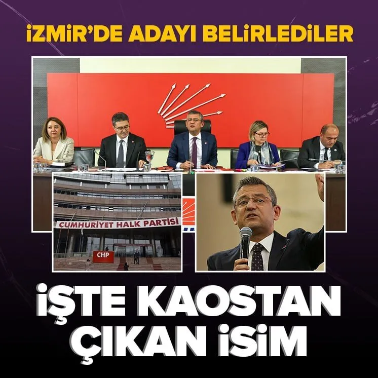 CHP İzmir Adayı belli oldu!