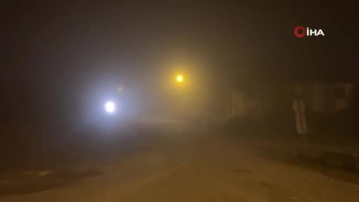 Zonguldak'ta sis etkili oldu