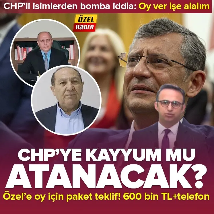 CHP’ye kayyum mu atanacak?