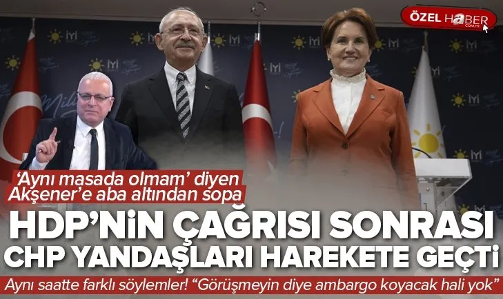 HDP çağrı yaptı CHP yandaşları harekete geçti