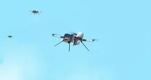 Eşini drone ile fena yakaladı!
