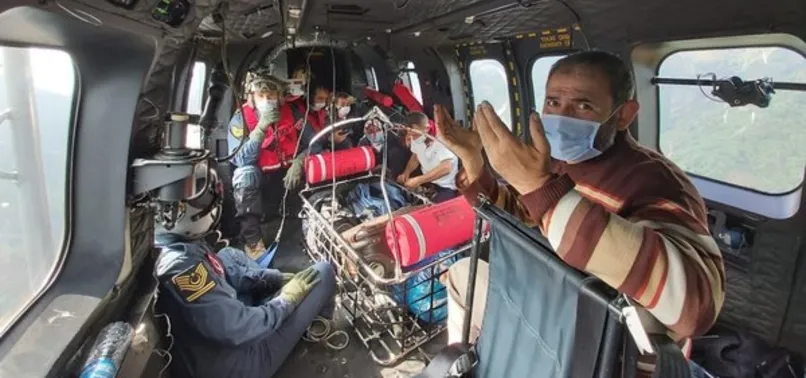 Son dakika: MSB: Giresun'da 1 helikopter görevlendirilmiştir