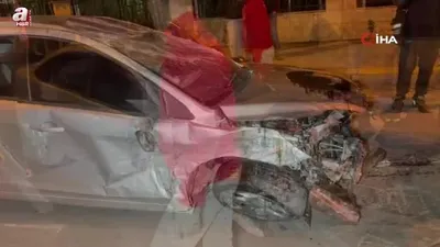 Samsun’da otomobil takla attı