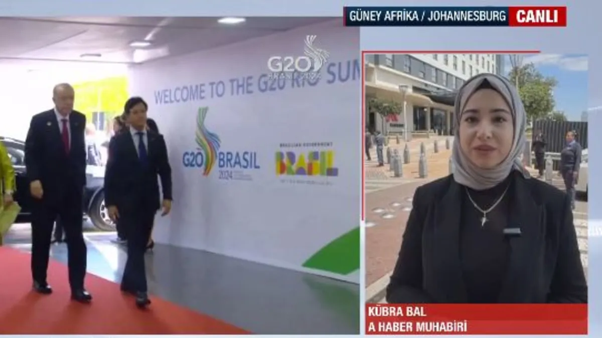 A Haber G20 zirvesi için Güney Afrika'da