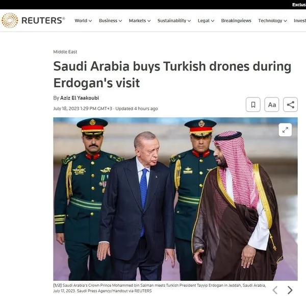 Başkan Erdoğan’ın Suudi Arabistan ziyareti manşetlerde geniş yankı uyandırdı: Türkiye tarihinin en büyüğü