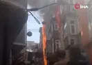 Beyoğlunda yangın paniği