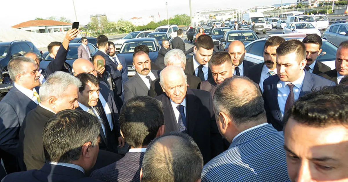 Devlet Bahçeli’yi MHP’liler İstanbul’da böyle karşıladı