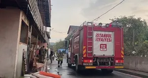 Ümraniye’de yangın paniği!
