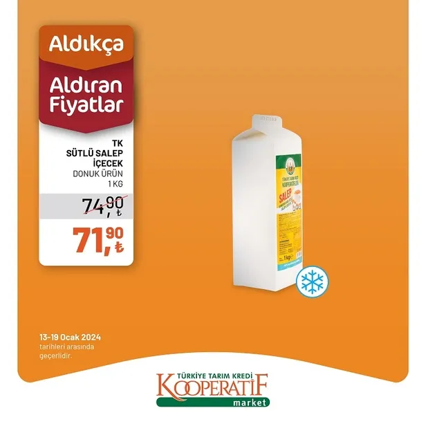 Tarım Kredi Market, 18 Ocak İndirim Kataloğu ile Müşterilerine Cazip Fırsatlar Sunuyor! Salatalık, Soğan, Limon, Çay, Türk Kahvesi ve Fazlası Uygun Fiyatlarla Satışta! - 17