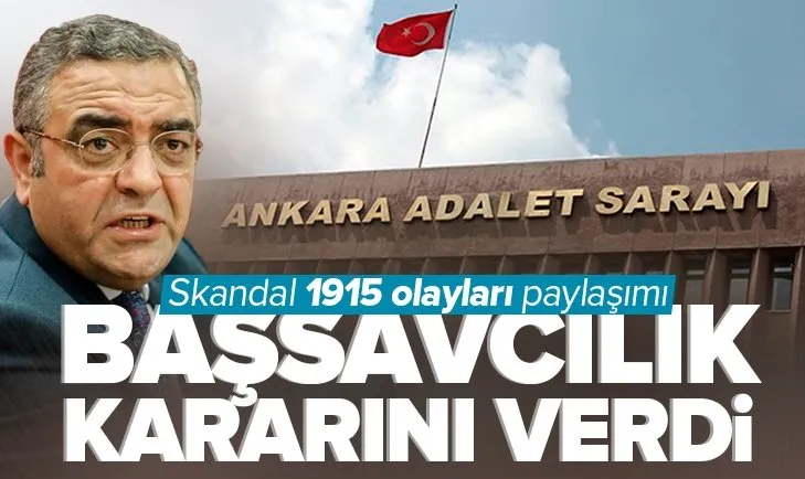 Son dakika: CHP’li Sezgin Tanrıkulu hakkında soruşturma! 1915 olayları hakkında sözde Ermeni soykırımını desteklemişti