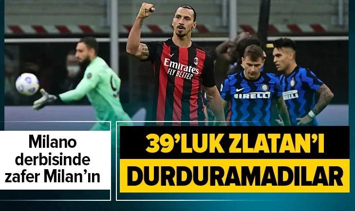 Milan dev derbiyi Zlatan ile kazandı