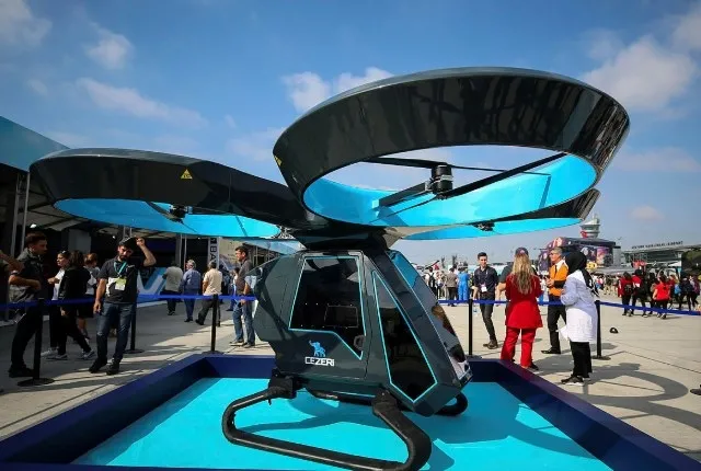 Uçan Araba Cezeri TEKNOFEST’te