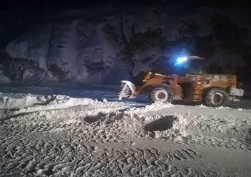 Kayseri’de çığ düştü, ulaşım aksadı