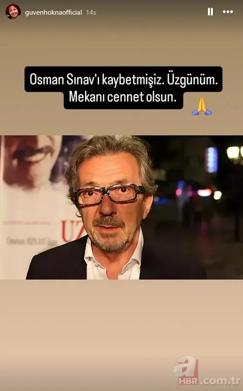 Sanat camiası yasta: Osman Sınav'a ünlü dostlarından veda paylaşımları... 8