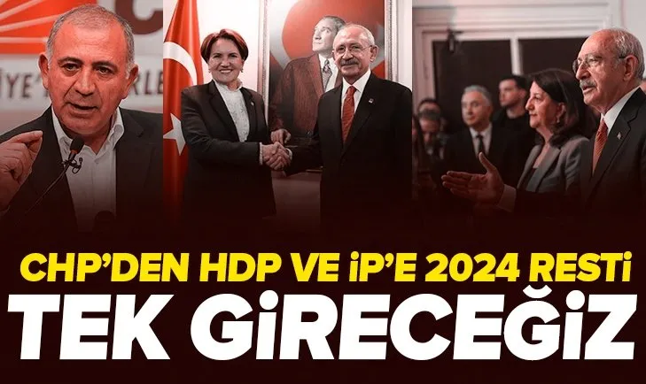 CHP’li Gürsel Tekin’den HDP ve İYİ Parti’ye rest