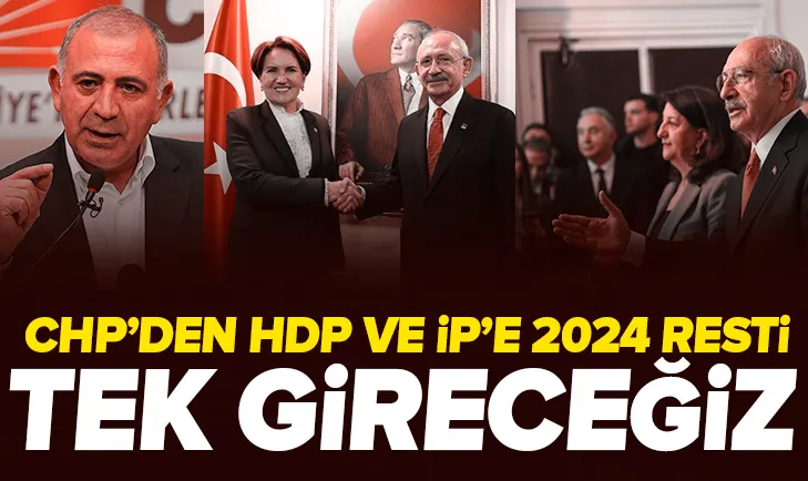 CHPli Gürsel Tekinden HDP ve İYİ Partiye rest