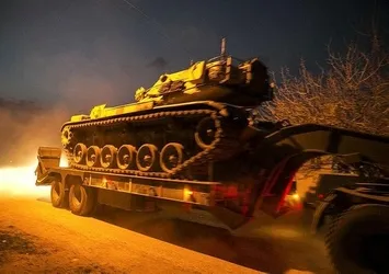 Suriye sınırına tank sevkiyatı