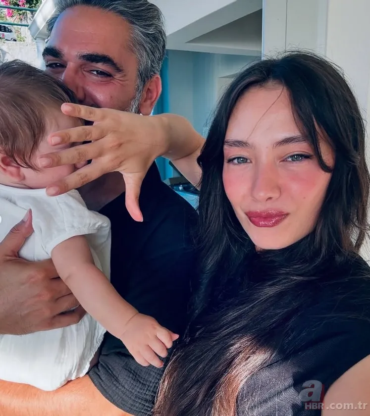 Neslihan Atagül minik oğlu Aziz'i paylaştı 2