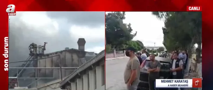 Son dakika: İstanbul’un Silivri ilçesindeki bir fabrikada yangın çıktı