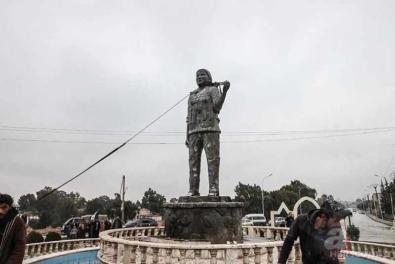 Terörün sembolleri bir bir yıkıldı! Tabka’da tarihi anlar 4