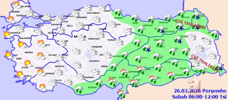 Bu saatlere dikkat! MGM’den sis ve kuvvetli sağanak uyarısı: 2 ilde sarı kodlu alarm 6