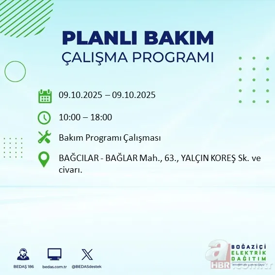 Hazırlıklı olun! İstanbul’da 20 ilçede elektrik kesintisi: Hangi ilçelerde kesinti olacak, ne zaman gelecek? 4
