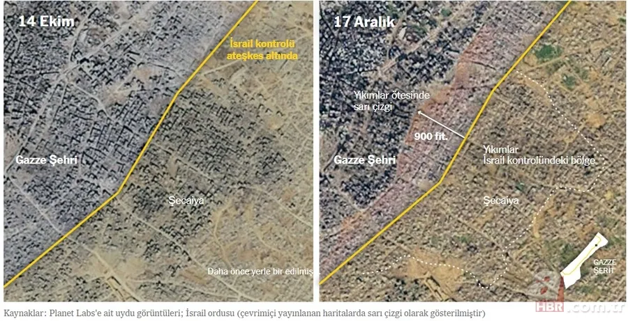 Katil İsrail Gazze'yi ateşkese rağmen yerle bir ediyor! Cani planı ABD basını yazdı 3