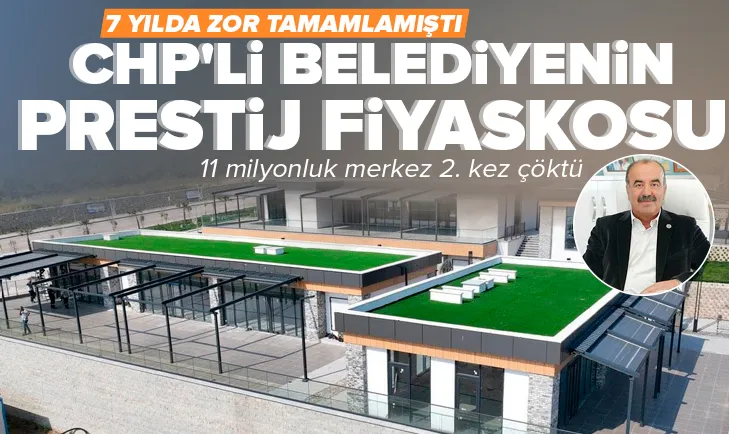 CHP’li belediyenin prestij fiyaskosu!