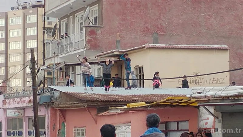 Konya'da iki aile sokak ortasında birbirine girdi 4