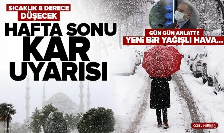 İstanbul için hafta sonu kar uyarısı! Cumartesi ve Pazar günü kar yağışı bekleniyor! Uzman isimden kritik uyarı: İstanbul, Ankara, İzmir...