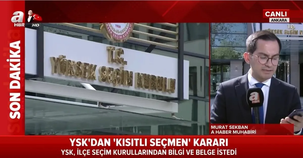 Son dakika: YSK'dan İstanbul kararı