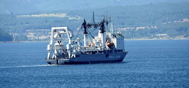 ABD askeri gemisi Çanakkale Boğazı’ndan geçti