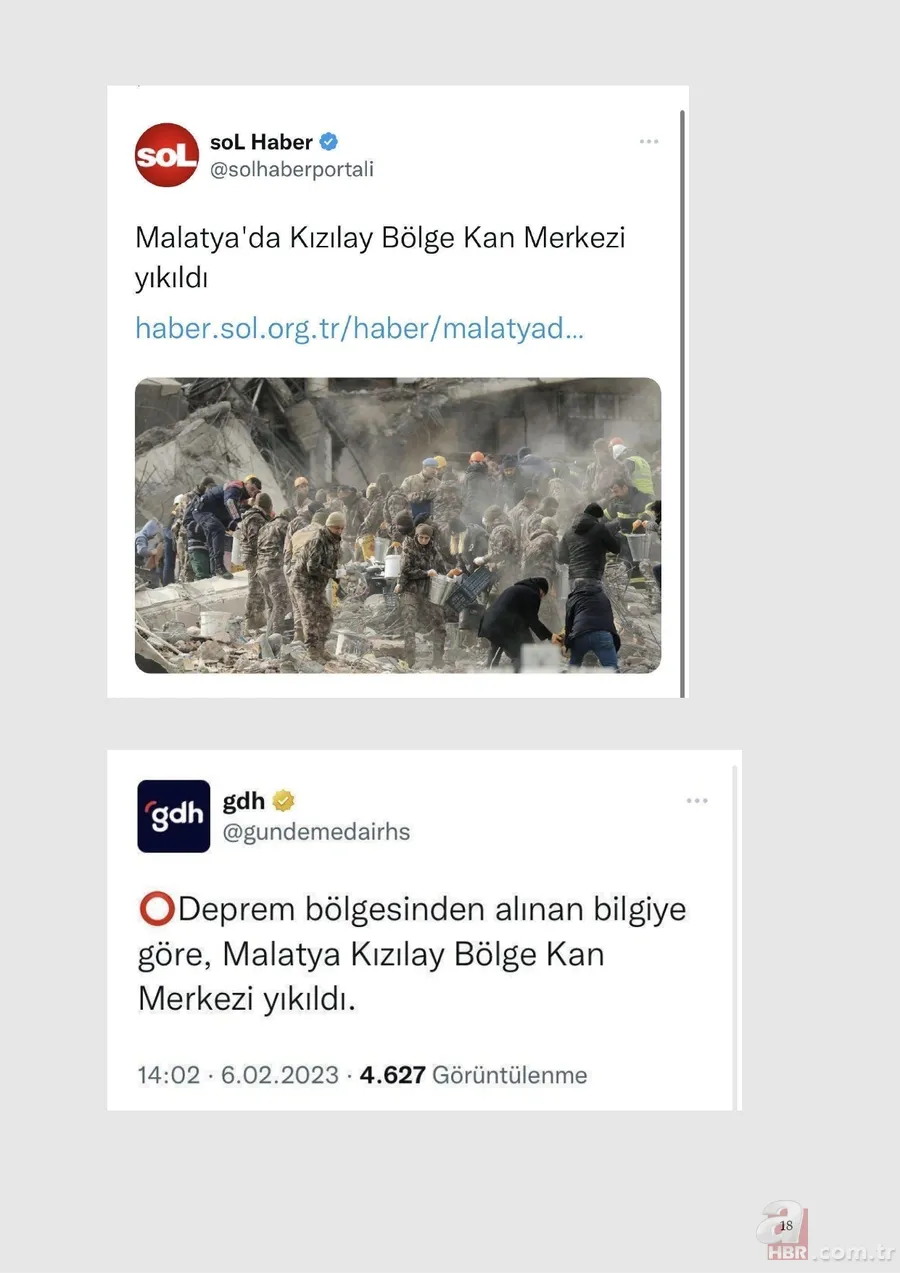 Asrın felaketinde halkın acısına acı kattılar! İşte muhalefet ile kalemşorlarının yalanları ve gerçekler 16