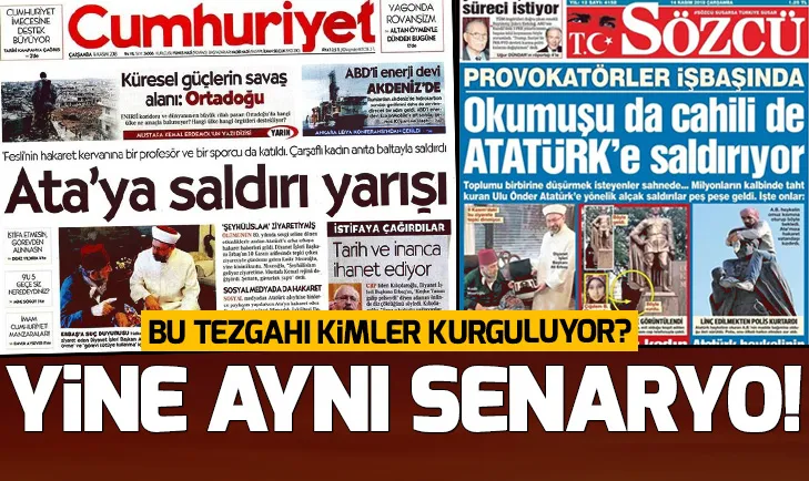 CHP ve FETÖ medyası işbaşında! Yine aynı tezgah