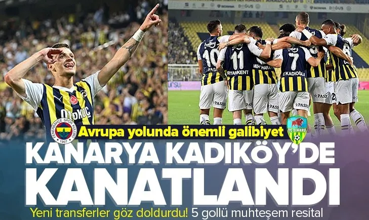 Fenerbahçe - Zimbru’yu Kadıköy’de 5-0 yendi