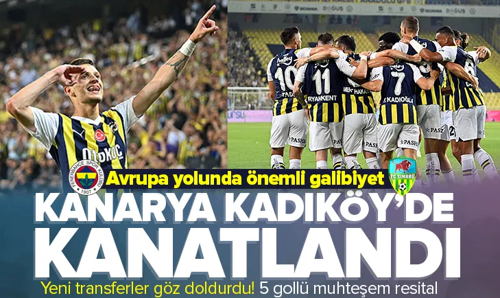 Fenerbahçe - Zimbru’yu Kadıköy’de 5-0 yendi