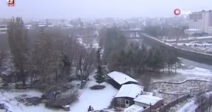 Kars’a mevsimin ilk karı