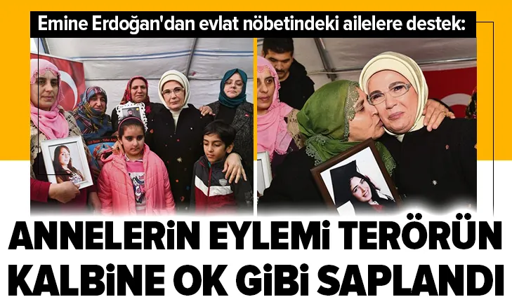 Annelerin eylemi terörün kalbine ok gibi saplandı